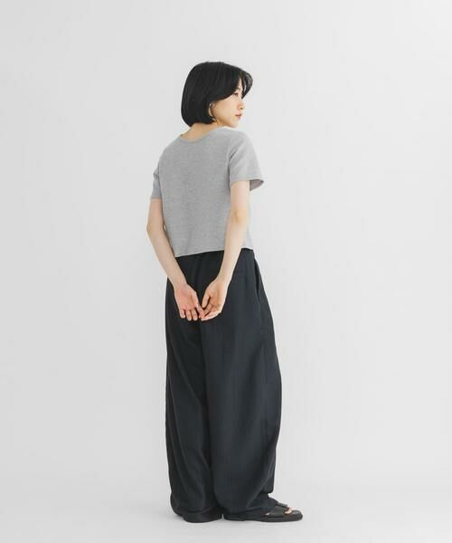 KBF / ケービーエフ Tシャツ | 2WAYレースアップトップス | 詳細24