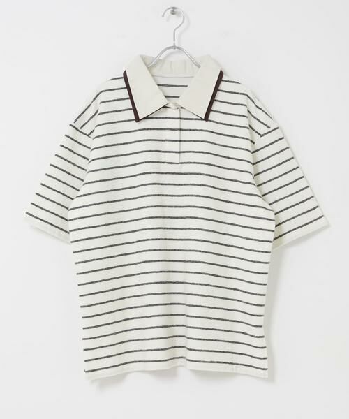 KBF / ケービーエフ Tシャツ | パイルボーダーラガーTEE | 詳細7