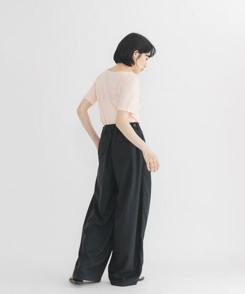 KBF / ケービーエフ その他パンツ | リネンミックスWIDEコクーンパンツ | 詳細7