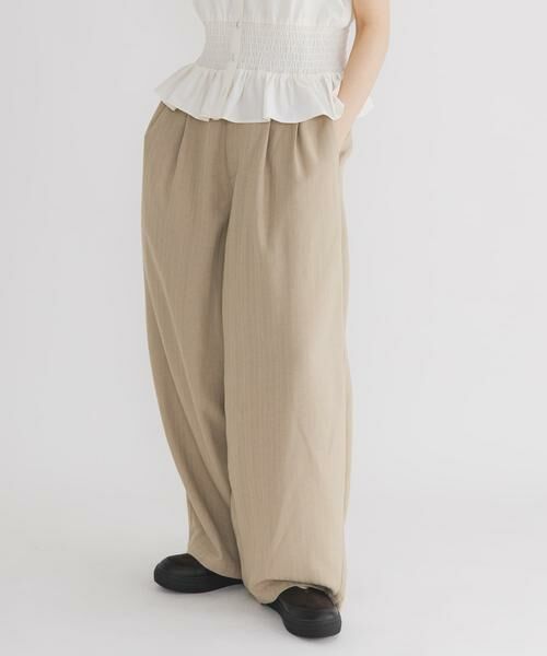 KBF / ケービーエフ その他パンツ | リネンミックスWIDEコクーンパンツ | 詳細15