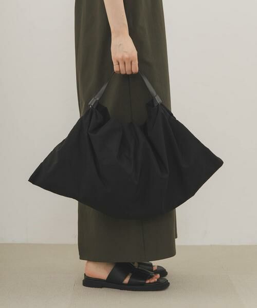 KBF / ケービーエフ ハンドバッグ | ノットデザインワンハンドルBAG（ブラック）