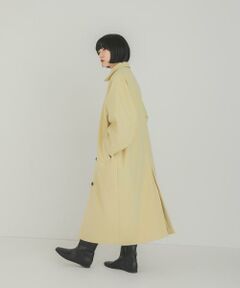 KBF / ケービーエフ ステンカラーコート | ステンカラーコクーンロングコート
