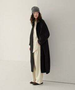 KBF / ケービーエフ ステンカラーコート | ステンカラーコクーンロングコート