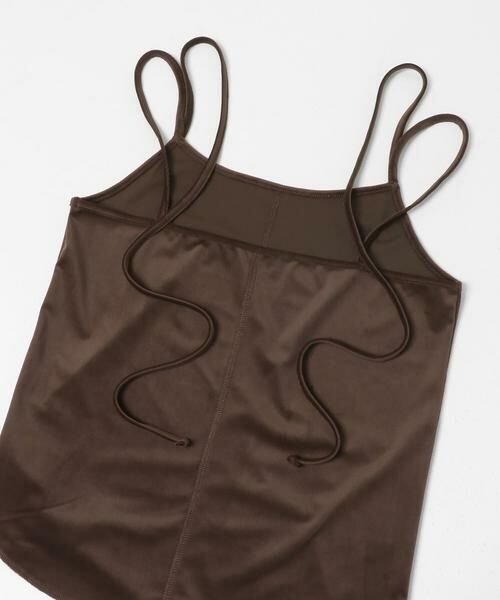 KBF / ケービーエフ キャミソール・チューブトップ | マイクロベロアホルターキャミソール | 詳細9