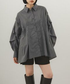 KBF / ケービーエフ シャツ・ブラウス | ランダムタックチェックシャツ