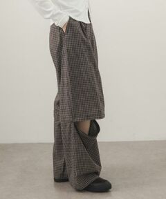 KBF / ケービーエフ その他パンツ | 2WAYチェックパンツ