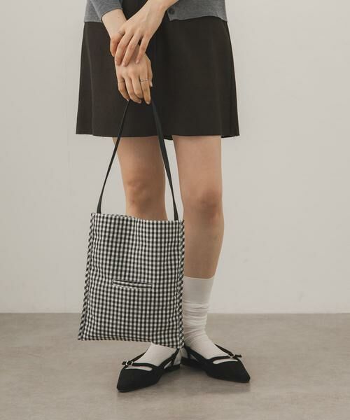 KBF / ケービーエフ ショルダーバッグ | パイピングデザインミニBAG（チェック）