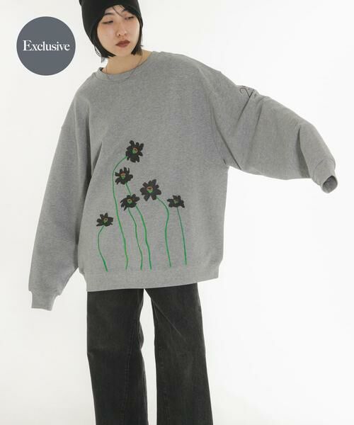 KBF / ケービーエフ スウェット | 『別注』Lee Izumida×KBF　スウェット（グレー系その他）