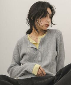 KBF / ケービーエフ ニット・セーター | レイヤードライクヘンリーニット
