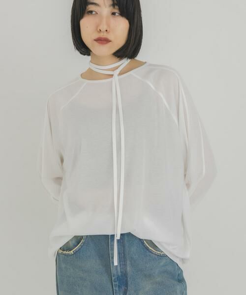 KBF / ケービーエフ Tシャツ | ルーズシアートップス+ストラップ | 詳細11