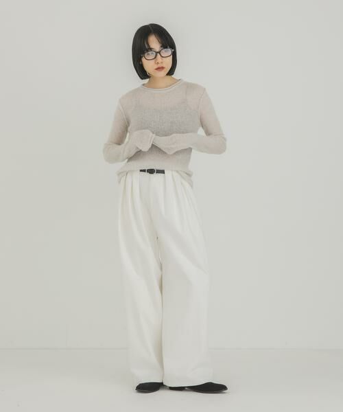 KBF / ケービーエフ その他パンツ | ベルトSETタックパンツ | 詳細4