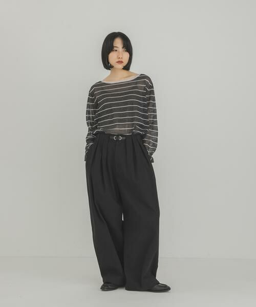 KBF / ケービーエフ その他パンツ | ベルトSETタックパンツ | 詳細13