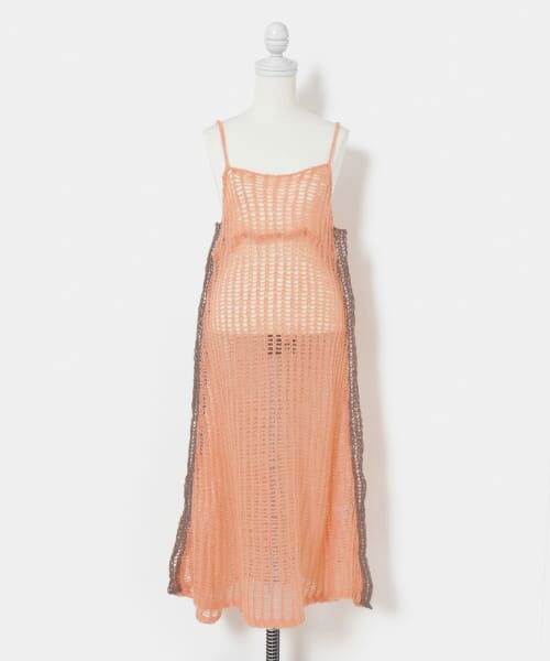 ＊＊KBF / ケービーエフ ワンピース | シースルーモヘヤキャミドレス∴（PINK）