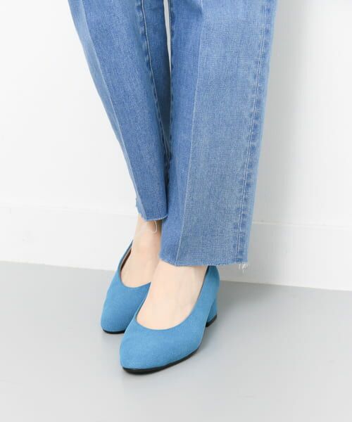 ＊＊KBF / ケービーエフ パンプス | ローヒールパンプス∴（L/BLUE）