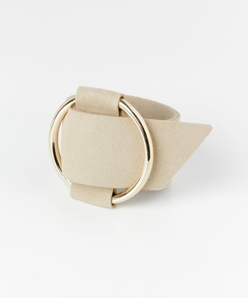 ＊＊KBF / ケービーエフ ブレスレット・バングル | サークルスエードブレスレット∴（BEIGE）