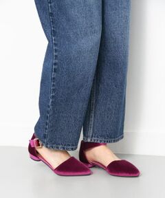 ベロアセパレートパンプス∴