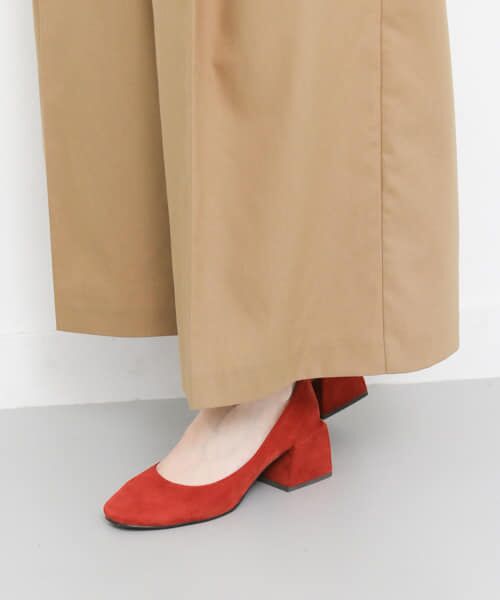 ＊＊KBF / ケービーエフ パンプス | スクエアヒールパンプス∴（TERRACOTTA）