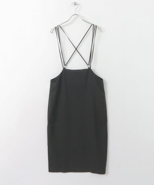 ＊＊KBF / ケービーエフ スカート | バッククロスハイウエストスカート（BLACK）