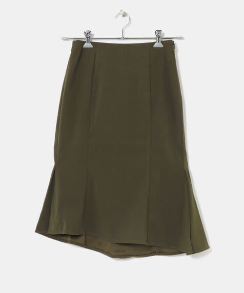 ＊＊KBF / ケービーエフ スカート | KBF+　変形マーメイドスカート∴（D.GREEN）