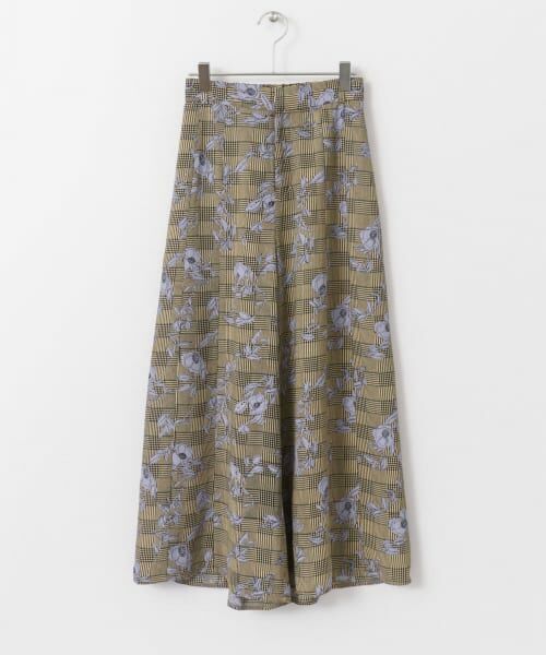 ＊＊KBF / ケービーエフ その他パンツ | KBF+　ミックスプリントフレアパンツ∴（YEL.BEIGE）