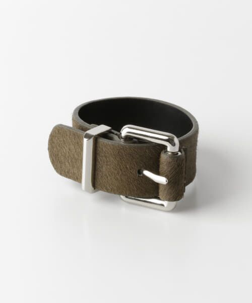 ＊＊KBF / ケービーエフ ブレスレット・バングル | レザーベルトブレスレット∴（KHAKI）