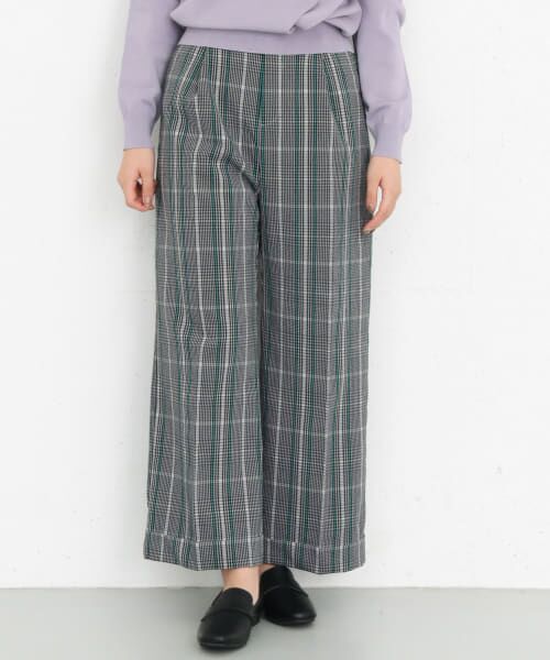 ＊＊KBF / ケービーエフ その他パンツ | ターンアップチェックパンツ（GRAY）