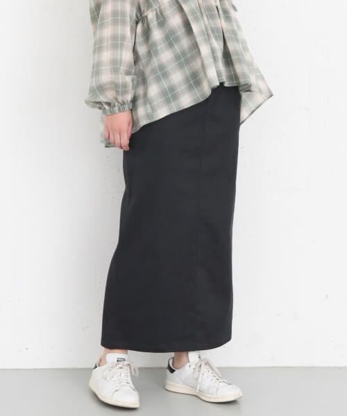 ＊＊KBF / ケービーエフ スカート | チノロングタイトスカート（NAVY）