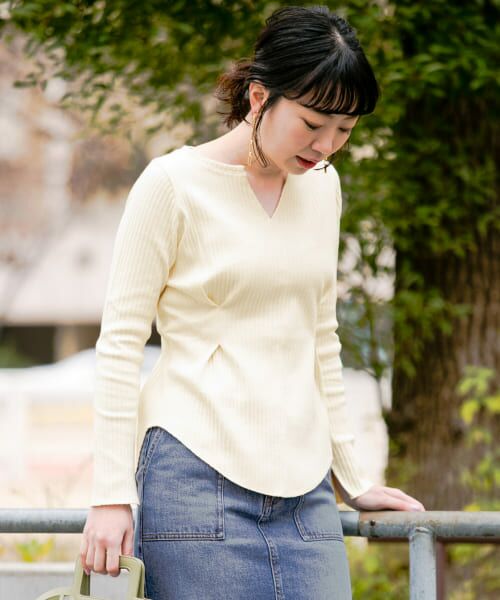 ＊＊KBF / ケービーエフ Tシャツ | KBF+　ウエストタックリブプルオーバー∴（OFF）