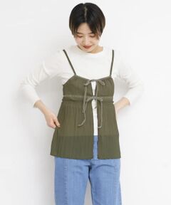 シフォンプリーツビスチェ∴