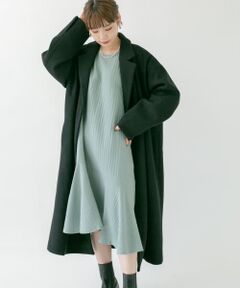 ガーゼペプラムワンピース