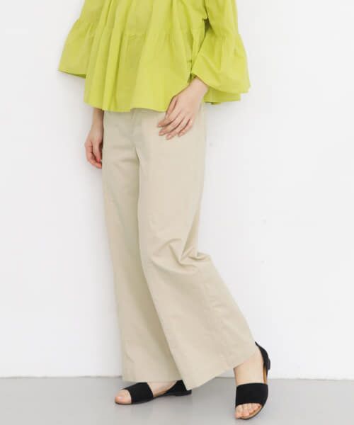 ＊＊KBF / ケービーエフ その他パンツ | 細ガチャベルト付きパンツ∴（BEIGE）