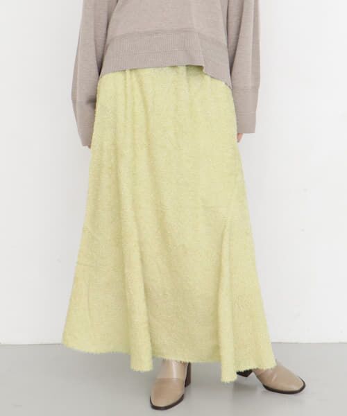＊＊KBF / ケービーエフ スカート | シフォンフリンジフレアスカート∴（DUSTY YEL）