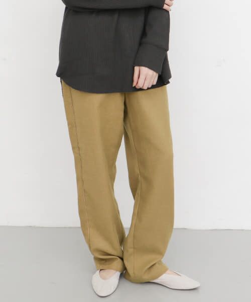 ＊＊KBF / ケービーエフ その他パンツ | サイドラインイージーパンツ∴（MOCHA）