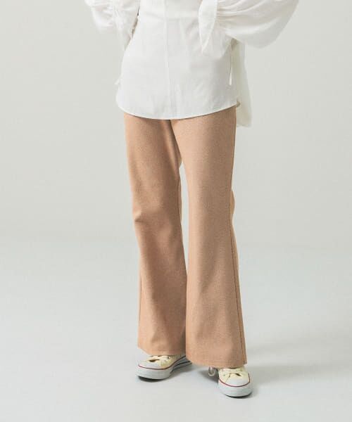 ＊＊KBF / ケービーエフ その他パンツ | ストレッチヘリンボンフレアーパンツ（MOCHA）