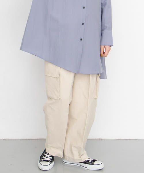 ＊＊KBF / ケービーエフ その他パンツ | ボリュームカーゴパンツ∴（IVORY）