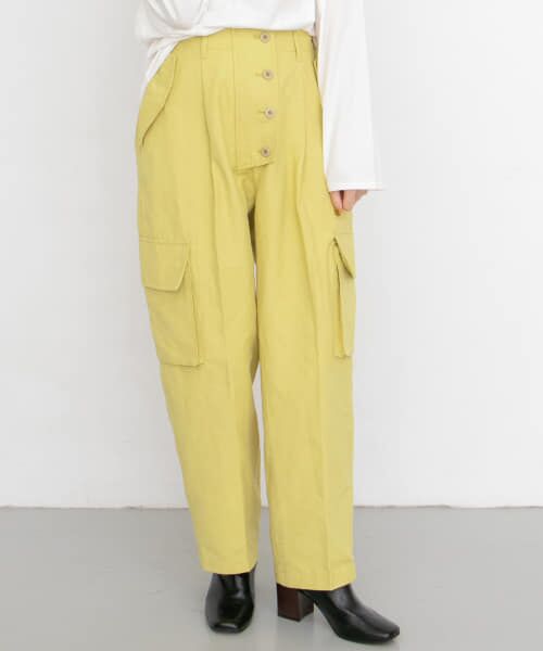 ＊＊KBF / ケービーエフ その他パンツ | ボリュームカーゴパンツ∴（YELLOW）