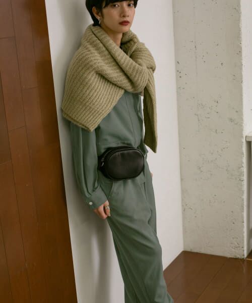 KBF◆WIDEキャミサロペット◆MOSS GRAY◆ONE KBF（ケイビーエフ）の「WIDEキャミサロペット（サロペット