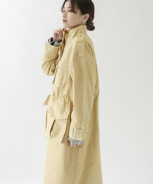 unfil ミリタリーコート リネン spares exclusive model [ OUTIL ] 03coat - spares