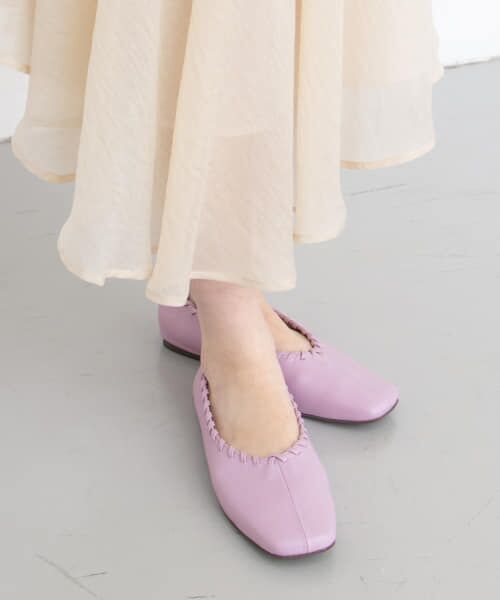 ＊＊KBF / ケービーエフ パンプス | カガリステッチパンプス∴（L.PURPLE）