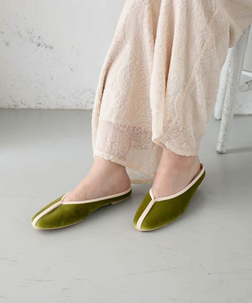 ＊＊KBF / ケービーエフ バレエシューズ | チャイナシューズ（GREEN）