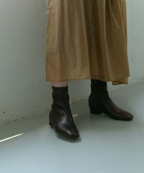 ＊＊KBF / ケービーエフ ブーツ（ショート丈） | スリムショートブーツ（BLACK）