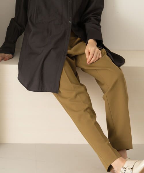 ＊＊KBF / ケービーエフ その他パンツ | illi　ワンタックスリムテーパードパンツ（MUSTARD）