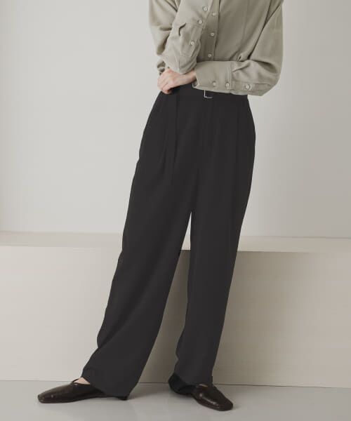 ＊＊KBF / ケービーエフ その他パンツ | サスペンダー付ベルトパンツ（BLACK）