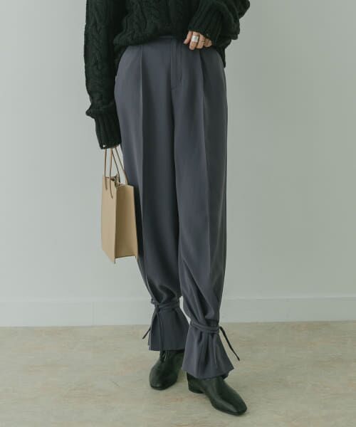 ＊＊KBF / ケービーエフ その他パンツ | KBF+　スソシボリパンツ∴（CHARCOAL）