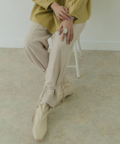 ＊＊KBF / ケービーエフ その他パンツ | KBF+　スソシボリパンツ∴（L.BEIGE）