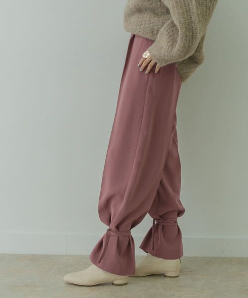 ＊＊KBF / ケービーエフ その他パンツ | KBF+　スソシボリパンツ∴（DEEP PINK）