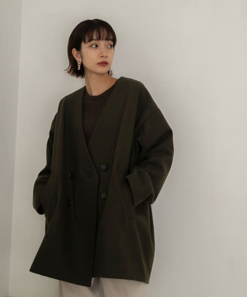 【新品】ステンカラーBIGBIGコート KBF｜ステンカラーBIGBIGコート | Rakuten Fashion(楽天