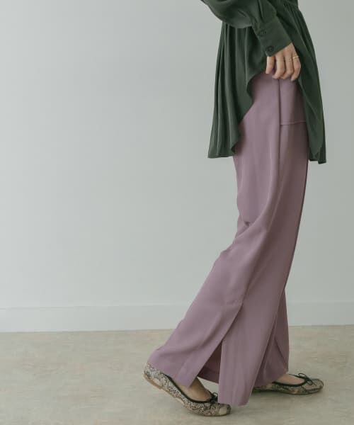 ＊＊KBF / ケービーエフ その他パンツ | KBF+　デザインポケットワイドパンツ（PURPLE）