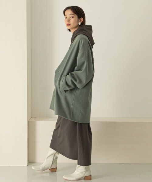 ＊＊KBF / ケービーエフ ワンピース | カットフーディーワンピース（CHARCOAL）