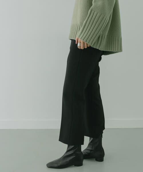 ＊＊KBF / ケービーエフ その他パンツ | KBF+　プレススリムフレアパンツ∴（BLACK）